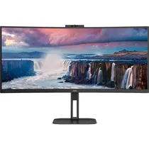 Monitor Curvo AOC CU34V5CW 34" Ultrawide QHD 100 HZ / 4 MS - Preto