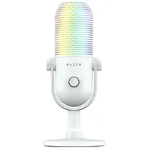 Microfone Razer Seiren V3 Chroma RGB - Branco (RZ19-05060200-R3U1)