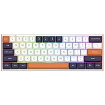 Teclado Gamer Magnético Redragon Fidd K683WBO-RGB-M USB / Inglês - Branco