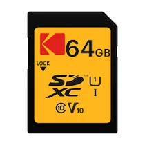 Kodak Tarjeta de Memoria SD64GXC10K SD 64GB Uhs-I U1 V10 Premium