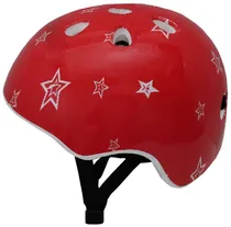 Capacete para Bicicleta Infantil ML-561 Vermelho/Branco