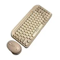 Teclado c/Mouse BT Esp Gold