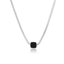 Colar Feminino Daniel Klein DKJ.2.4008-1 - Prata/Preto