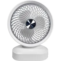 Mini Ventilador de Mesa Level 529006-B Recarregável - Branco