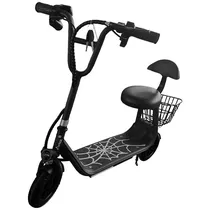 Patinete EléTrico Audisat HL08 250 Watts Rodas de 8" Até 18 KM H Capacidade 75 KG Autonomia 10 KM - Preto (1 Mês de Garantia)
