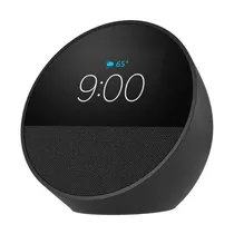 Speaker Smart Amazon Echo Spot Clock With Alexa - Black (Caixa Feia)