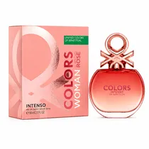 Benetton Perfume Colors Woman Rose Intenso F Eau de Parfum 80ML