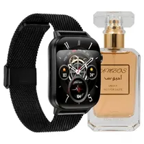 Relogio Smart Watch G-Tide S6 Pro + Perf Ambos Black
