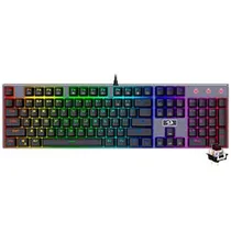 Teclado Gamer Mecânico Redragon K556RGB Devarajas USB / RGB / Red / Inglês - Preto