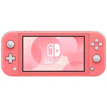 Console Nintendo Switch Lite HDH-s-Pazaa com Tela 5.5" Wi-Fi/Bluetooth/Bateria 3570 Mah - Coral (JPN) (Caixa Feia)