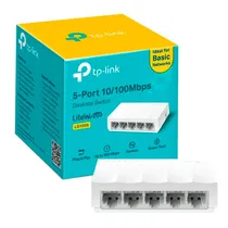 Switch TP-Link LS1005 com 5 Portas 10/100MPS - Branco