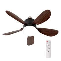 Ventilador de Teto Satellite A-F27501 - 22W - com Luminária - Bivolt - Marrom