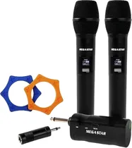 Microfono Inalambrico Mega Star MIC2208 Negro