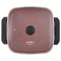 Olla Eléctrica Britania BPE06 Redstone Con 1250W/3L/Antiadherente/220V - Rojo