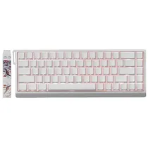 Teclado Gamer FGG MAD68 He 68% Efeito Hall Magnético RGB (8K) - Branco (Inglês)
