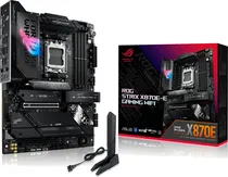 Placa Mãe Asus AM5 X870E-e Rog Strix Wifi HDMI/ USB3.2/ 5XM.2/ DDR5/ ATX