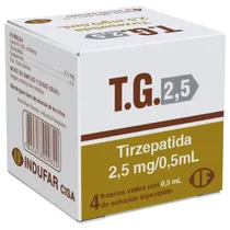 Tirzepatida TG 2,5 MG X 4 Viales