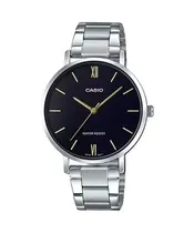Casio Reloj Fem LTP-VT01D-1BUDF Negro/Plateado + Estuche