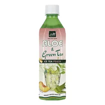 Chá Verde de Aloe Vera e Pêssego 500ML