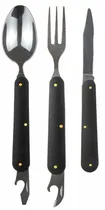 Kit Talheres para Camping Maxgo (3 Peças)