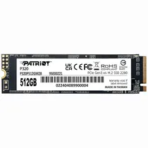 SSD M.2 Nvme Patriot P320 P320P512GM28 2200-3000MB/s 512 GB - Preto