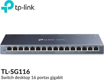 W. TP-Link Hub Switch 16P TL-SG116 10/100/1000MBPS