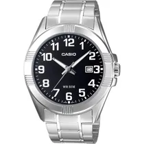 Relógio Casio MTP-1308D-1BVDF Analógico Masculino - Prata/Preto