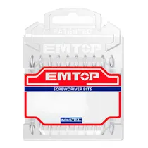 Jogo de Ponteiras de Impacto Emtop ESBTMPH233 – PH2 / 65MM