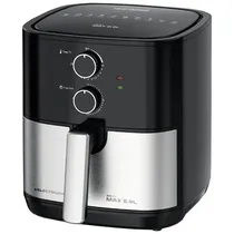 Electrobras Freidora Air Fryer EBAF-61-B Max 6.1L/1900W/220V Black/Silver