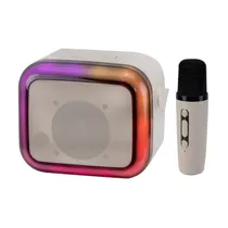 Caixa de Som Ecopower EP-2334 Karaoke 7W Bluetooth/USB/Mic/Aux - Creme