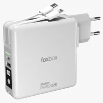 Foxbox Cargador + Powerbank Energy 3 En 1/Wireless/PD20W-QC18W Blanco
