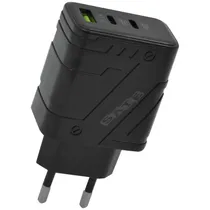 Carregador Sate A-CC1201 Adapter USB+USB-C 12W BLK Black