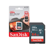 Memoria Sandisk SD 64G Ultra 100MB/s C10