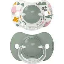 Suavinex Nursery Chupete Fisio +18M 2UNID. A Walk L3 Sil 18M+ Verde