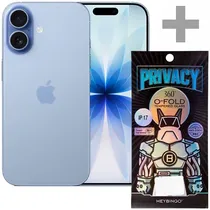 Apple iPhone 17 A3519 Esim 256GB/8GB Ram de 6.3" 48+48MP/18MP + Protector de Pantalla Privacy O-Fold Tempered
