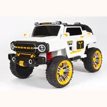 Carrinho Elétrico Infantil Jeep Grande Branco