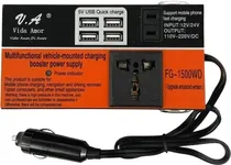 Conversor para Carro FG-1500WD 12-24V A 110-220V (Caixa Feia)