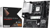 Placa Mãe MSI AM5 Pro B850M-B GEN4 HDMI/ USB3.2/ 2M.2/ DDR5/ Matx