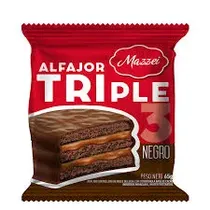 Mazzei Alfajor Triple Negro 65G
