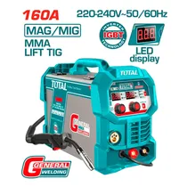 Máquina de Solda Total TMGT16058 – 3 Em 1 / 160A