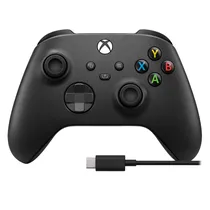 Controle Microsoft com Fio para Xbox Series X - Preto