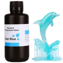 Resina p/Impr 3D Elegoo Standard Clear Blue 500G*