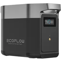 Bateria Ecoflow para Delta 2 Max - Cinza/Preto