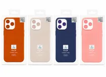 C-Covers Capa iPhone 15 Pro Max Leather Magsafe Colores Varios