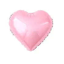 Balao para Festas Coracao 18 Rosa Claro