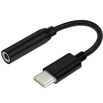 Adaptador USB-C Satellite AL-08 para Áudio de 3,5 MM - Preto