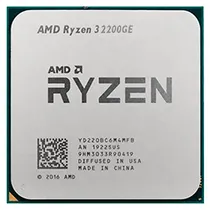 Proc. AMD Ryzen R3-2200GE AM4 3.6GHZ/6MB/3.2GHZ Base OEM (s/ CX)