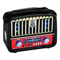 Radio Portatil Ecopower EP-F95B Rojo/ Marrón BT/ SD/ FM/ AM