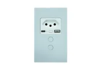 Interruptor de Luz Inteligente Tuya Wifi com 2 Teclas Touch