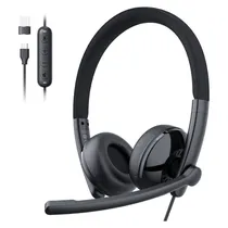 Headset Emeet Geniuscall HS50 USB com Microfone Enc